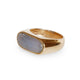VINTAGE GUMP'S JADE SADDLE RING