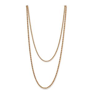 14KT LONG ROPE CHAIN