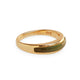 VINTAGE JADE SADDLE RING