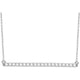 DIAMOND BAR NECKLACE