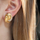 VINTAGE HENRY DUNAY 18KT & DIAMOND EARRINGS