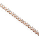 14KT ROSE GOLD TENNIS BRACELET WITH 3-PRONG SETTING