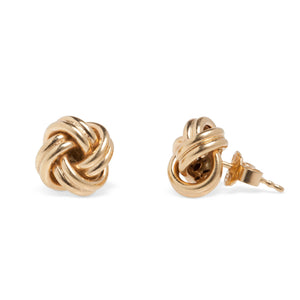 18KT KNOT EARRINGS