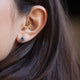 18KT SAPPHIRE & DIAMOND EARRINGS