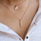 14KT ROSE GOLD & DIAMOND HEART NECKLACE