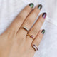 VINTAGE 14KT/PLAT RUBY RING