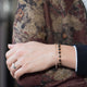 14KT ROSE GOLD TENNIS BRACELET WITH 3-PRONG SETTING