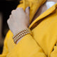 14KT YELLOW GOLD BEADED BRACELETS