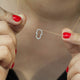 14KT GOLD & DIAMOND HAMSA NECKLACE