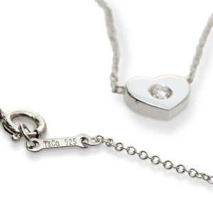 TIFFANY & CO. SILVER & DIAMOND NECKLACE