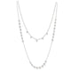 18KT ROUND ROSE CUT DIAMOND NECKLACE