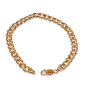 VINTAGE 14KT YELLOW GOLD CURBLINK BRACELET