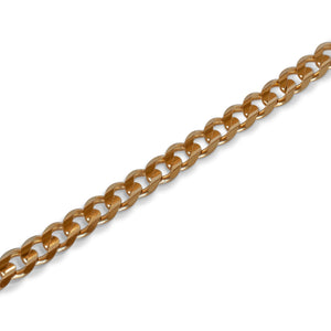VINTAGE 14KT YELLOW GOLD CURBLINK BRACELET