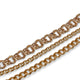 VINTAGE 14KT YELLOW GOLD CLASSIC CHARM BRACELET