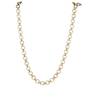 14KT YELLOW GOLD CHAIN WITH DIAMONDS