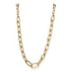 14KT YELLOW GOLD LARGE MIXED-LINK CHAIN