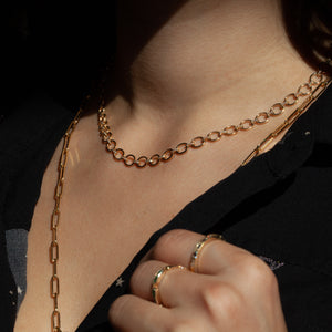 14KT YELLOW GOLD CHAIN WITH DIAMONDS