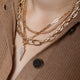 14KT GOLD BEADED NECKLACE