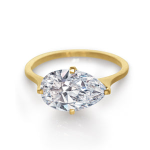 3.03CT PEAR-SHAPED DIAMOND ENGAGEMENT RING