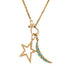 14KT YELLOW GOLD & DIAMOND CLASP NECKLACE