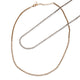 14KT WHITE GOLD BEZEL SET  DIAMOND RIVIERA NECKLACE