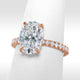 3.01CT OVAL DIAMOND ENGAGEMENT RING