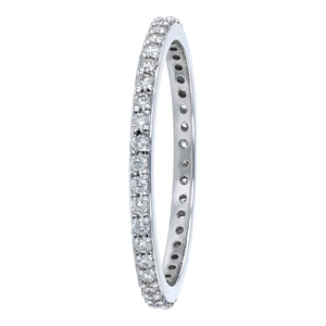 14KT DIAMOND ETERNITY BANDS WITH .33CTS