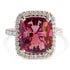 6.88ct Pink Tourmaline & Diamond Ring